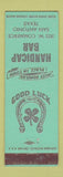 Matchbook Cover - Handicap Bar San Antonio TX