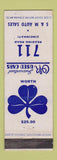 Matchbook Cover - S&M Used Cars Cincinnati OH WEAR
