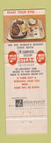 Matchbook Cover - Bonanza Sirloin Pits Wisconsin Dells WI