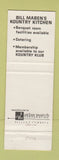 Matchbook Cover - Bill Maben's Kountry Kitchen Fort Worth TX