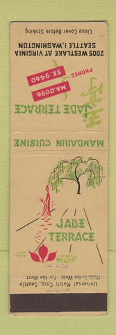 Matchbook Cover - Jade Terrace Seattle WA Chinese