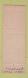 Matchbook Cover - Stop Off Cafe Los Angeles CA French Dip WEAR