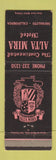 Matchbook Cover - Alta Mira Hotel Sausalito CA