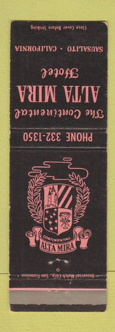 Matchbook Cover - Alta Mira Hotel Sausalito CA