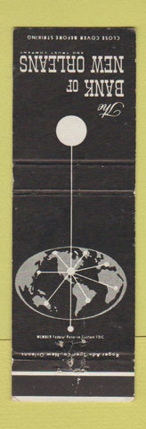 Matchbook Cover - Bank of New Orleans LA