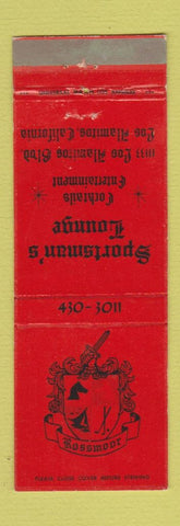 Matchbook Cover - Sportsman's Lounge Los Alamitos CA