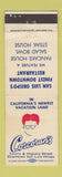 Matchbook Cover - Corcoran's Restaurant San Luis Opispo CA WEAR