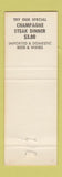 Matchbook Cover - Corcoran's Restaurant San Luis Opispo CA WEAR