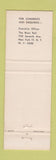 Matchbook Cover - Brass Rail New York City