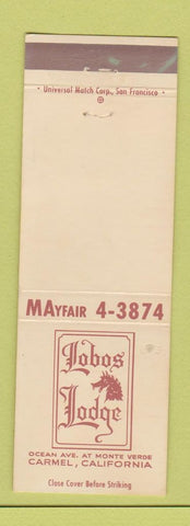 Matchbook Cover - Lobos Lodge Carmel CA