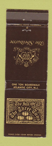 Matchbook Cover - Shelburne Hotel Atlantic City NJ  WEAR