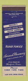 Matchbook Cover - Arsenal Drug Store Hartford CT