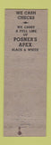 Matchbook Cover - Arsenal Drug Store Hartford CT