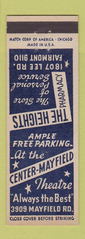 Matchbook Cover - Heights Drug