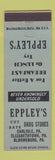 Matchbook Cover - Eppley's Drug Stores Carlisle Elizabethtown Bloomsburg PA BLUE