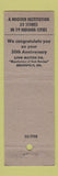 Matchbook Cover - Hooks Drug Stores Indianapolis IN 1950