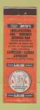 Matchbook Cover - Lane Drug Stores