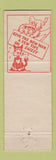 Matchbook Cover - Safety Scott Company Mobile AL Contagious
