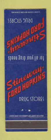 Matchbook Cover - Stineway Ford Hopkins Drug Stores