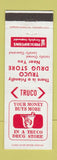 Matchbook Cover - Truco Drug Stores