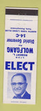 Matchbook Cover - Robert Wolfgang Lions Club District Governor Election York PA