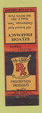 Matchbook Cover - Belvoir Drug Store Chattanooga TN WEAR