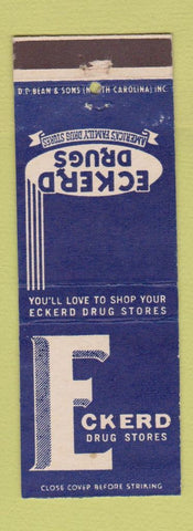 Matchbook Cover - Eckerd Drug Stores WEAR DD Bean