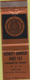 Matchbook Cover - Matchbook Cover American Legion Concrete WA bronze