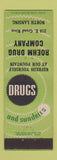 Matchbook Cover - Roehm Drug Store North Lansing MI