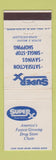 Matchbook Cover - Super X Drug Stores