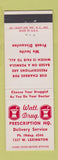 Matchbook Cover - Watt Drug Stores Independence MO