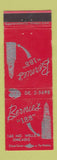Matchbook Cover - Bernie's 188 Chicago IL WEAR