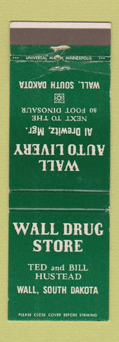 Matchbook Cover - Wall Drug Store SD WEAR