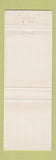 Matchbook Cover - Inez Cliff House Fort Bragg CA WEAR