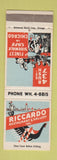 Matchbook Cover - Riccardo Restaurant Chicago IL