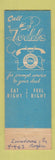 Matchbook Cover - Todds Coffee Shop New York City