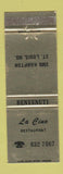 Matchbook Cover - La Cino Restaurant St Louis MO WEAR