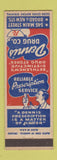 Matchbook Cover - Dennis Drug Store Bethlehem PA