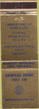 Matchbook Cover - Matchbook Cover American Legion Mechanicsburg PA