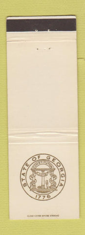 Matchbook Cover - State of Georgia GA