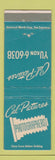 Matchbook Cover - Cal Pictures Photographers San Francisco Hollywood CA