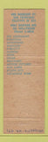 Matchbook Cover - Cal Pictures Photographers San Francisco Hollywood CA