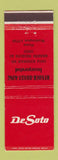 Matchbook Cover - DeSoto Render Boast King Shaker Heights OH