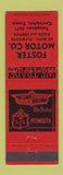 Matchbook Cover - Foster Motors Plymouth DeSoto Covington PA low phone #