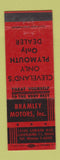 Matchbook Cover - Bramley Motors Plymouth Cleveland OH