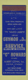 Matchbook Cover - C Howard Albert Conn Chrysler Plymouth Cuyahoga Falls OH