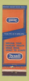 Matchbook Cover - Rexall Drug Stores DD Bean
