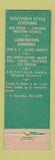Matchbook Cover - Wright's Town House Richmond VA
