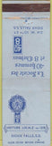 Matchbook Cover - Matchbook Cover American Legion Sioux Falls SD