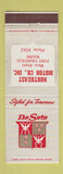 Matchbook Cover - DeSoto Cars Northeastland Motor Fort Fairfield ME